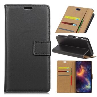 Wallet Stand Flip PU Leather Phone Case Shell for Samsung Galaxy Note 9 - Black