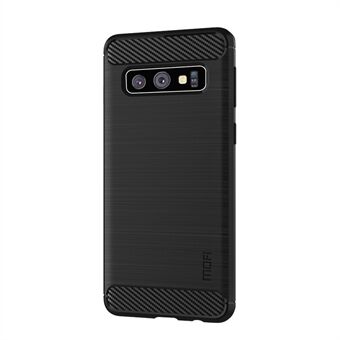 MOFI Carbon Fiber Texture Brushed TPU Case for Samsung Galaxy S10