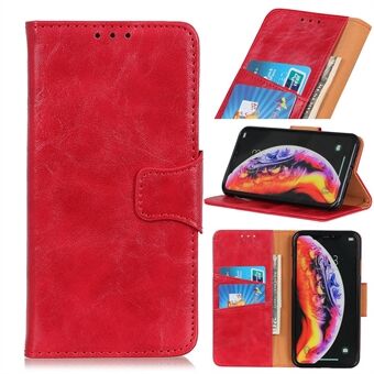 Crazy Horse Split Leather Flip Cover [Wallet Stand] for Samsung Galaxy A40