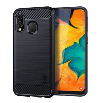 MOFI Carbon Fiber Texture Brushed TPU Case for Samsung Galaxy A40