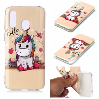 Animal Pattern Printing IMD TPU Back Case for Samsung Galaxy A40