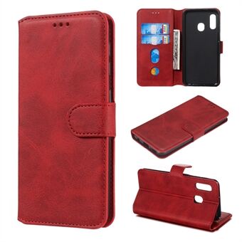 Classic Wallet Leather Stand Phone Protective Cover for Samsung Galaxy A40