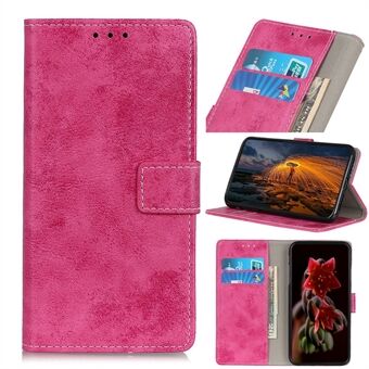 Retro Style Wallet PU Leather Stand Protective Case for Samsung Galaxy A20e