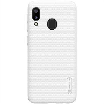 NILLKIN Super Frosted Shield Matte PC Hard Cover Cell Phone Case for Samsung Galaxy A20e - White