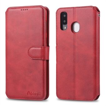 AZNS Leather Wallet Case for Samsung Galaxy A20e