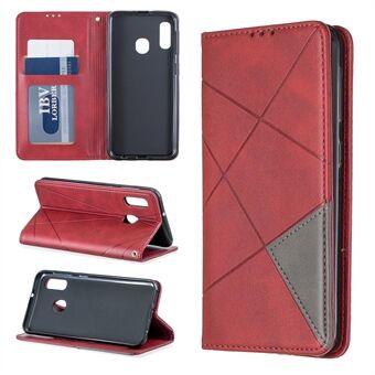 Geometric Pattern Card Slots Leather Case for Samsung Galaxy A20e/A10e