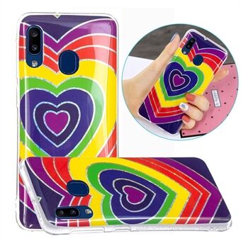 IMD Marble Pattern Printing for Samsung Galaxy A20e Case TPU Cover