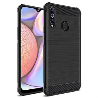 IMAK Vega Carbon Fiber Brushed TPU Cover for Samsung Galaxy A20s