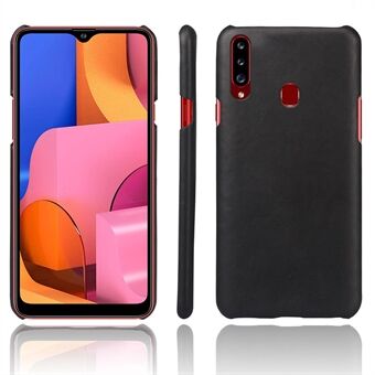 KSQ Crazy Horse PU Leather Coated Hard PC Case for Samsung Galaxy A20s