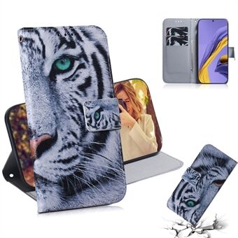 Pattern Printing Wallet Stand Leather Case for Samsung Galaxy A51