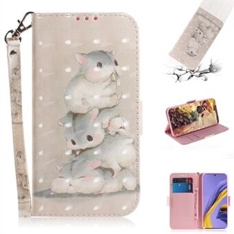 Light Spot Decor Pattern Printing Wallet Leather Case for Samsung Galaxy A51