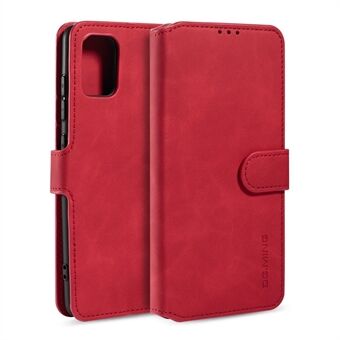 DG.MING Retro Style Wallet Leather Stand Shell Case for Samsung Galaxy A51