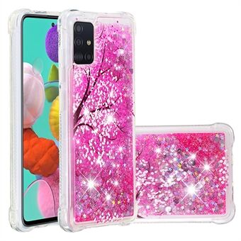 Pattern Printing Glitter Powder Quicksand TPU Phone Case for Samsung Galaxy A51