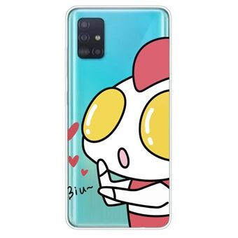 Cartoon Style Printing TPU Phone Flexible Case for Samsung Galaxy A51