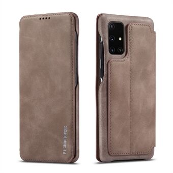 LC.IMEEKE Retro Style Flip Leather Card Holder Phone Case for Samsung Galaxy A51