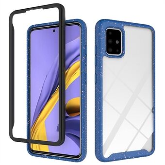 Starry Sky Shockproof Clear PC+TPU+Acrylic Phone Case for Samsung Galaxy A51