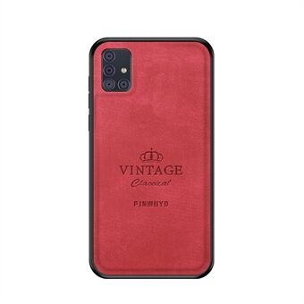 PINWUYO Honorable Series Leather Coated PC TPU Hybrid Shell Cover for Samsung Galaxy A51