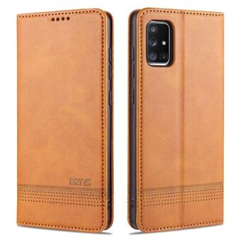 AZNS Auto-absorbed Leather Stand Case with Card Slots for Samsung Galaxy A51 SM-A515