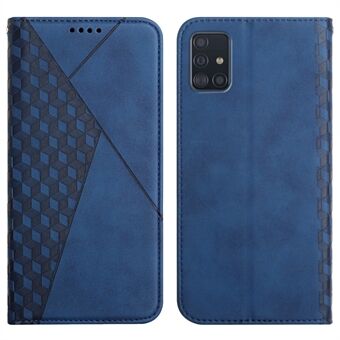 Geometric Pattern Stand Leather Wallet Cover for Samsung Galaxy A51 4G SM-A515