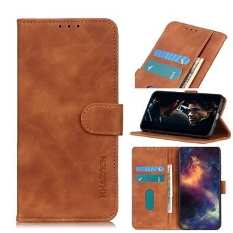 KHAZNEH Retro PU Leather Wallet Mobile Case for Samsung Galaxy A71