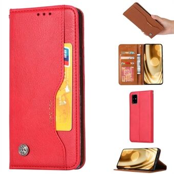 Auto-absorbed with Wallet Leather Cover for Samsung Galaxy A71