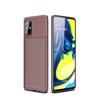 Carbon Fiber Skin TPUAnti-drop Phone Case for Samsung Galaxy A71