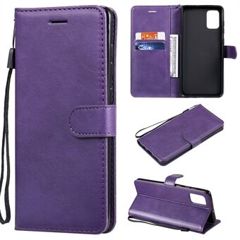 Solid Color Magnetic PU Leather Wallet Phone Case for Samsung Galaxy A71