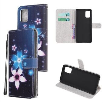 Newly Cross Texture Stylish Patterned Leather Stand Wallet Case for Samsung Galaxy A71 5G SM-A716