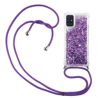 Glitter Powder Quicksand TPU Back Case for Samsung Galaxy A71 SM-A715