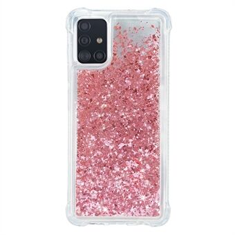 Pure Color Glitter Powder Quicksand TPU Cover for Samsung Galaxy A71 SM-A715