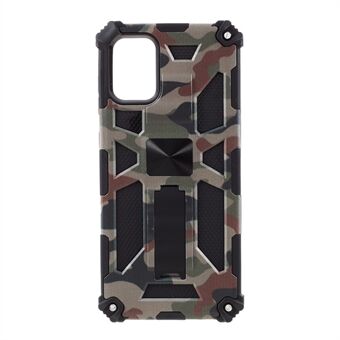 Camouflage Design Detachable 2 in 1 Shock Absorption Phone Protective Shell for Samsung Galaxy A71 SM-A715