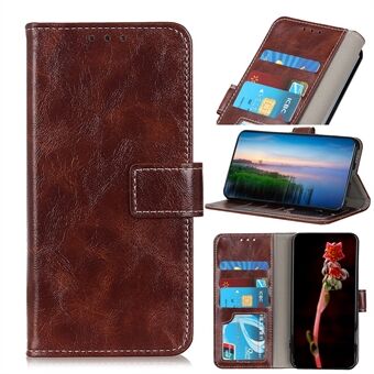 For Samsung Galaxy S20 Plus Crazy Horse Vintage Leather Wallet Case Shell