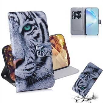 Pattern Printing Wallet Stand Flip Leather Phone Case for Samsung Galaxy S20 Plus