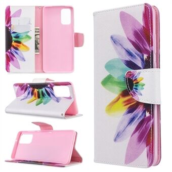 Pattern Printing Leather Wallet Case for Samsung Galaxy S20 Plus