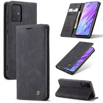 CASEME 013 Series Auto-absorbed Business Leather Wallet Stand Phone Case for Samsung Galaxy S20 Plus