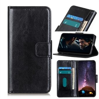 Crazy Horse Wallet Leather Mobile Casing for Samsung Galaxy S20