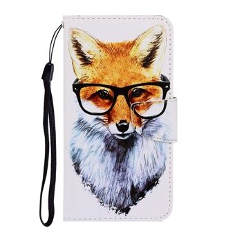 Pattern Printing PU Leather Wallet Phone Cover for Samsung Galaxy S20