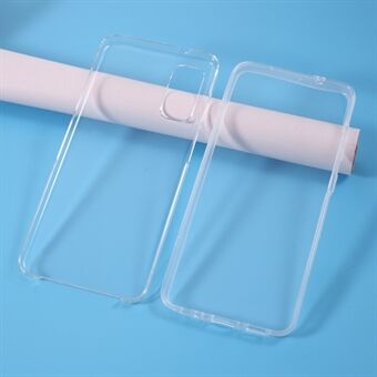 Full Coverage Clear Phone Cover PET+TPU+Acrylic Case for Samsung Galaxy S20