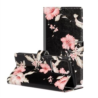 Pattern Printing Magnetic Leather Wallet Phone Cover for Samsung Galaxy S20