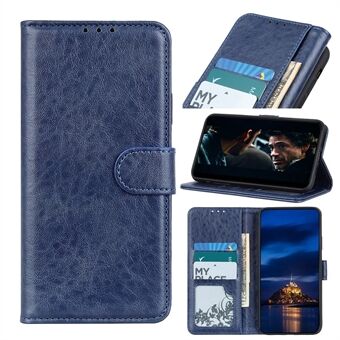 Crazy Horse Skin Leather Flip Cover Wallet Stand Mobile Phone Case for Samsung Galaxy S20