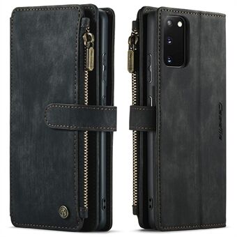 CASEME C30 Series Premium PU Leather Wallet Case with Stand and Card Holder for Samsung Galaxy S20 4G/S20 5G