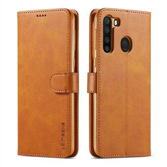 LC.IMEEKE Leather Wallet Stand Case for Samsung Galaxy A21