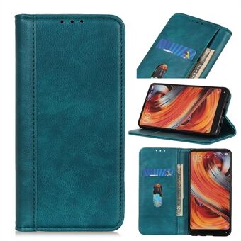 Auto-absorbed Litchi Texture Split Leather Wallet Case for Samsung Galaxy A41