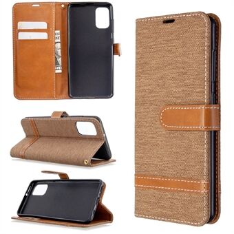 Assorted Color Jeans Cloth Leather Phone Case for Samsung Galaxy A41 (Global Version)