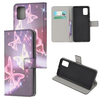 Pattern Printing Wallet Leather Phone Case for Samsung Galaxy A41 (Global Version)