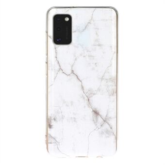 Marble Pattern IMD TPU Phone Shell for Samsung Galaxy A41 (Global Version)