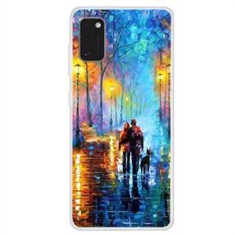 Pattern Printing Soft TPU Phone Case Cover for Samsung Galaxy A41 (Global Version)