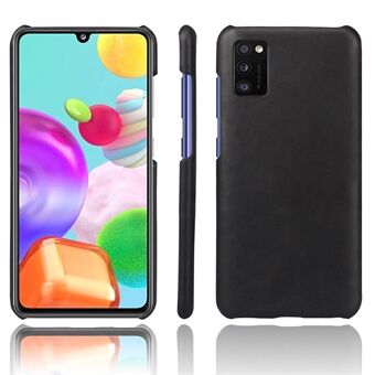 Crazy Horse PU Leather Coated PC Protection Case for Samsung Galaxy A41 (Global Version) - Black