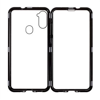 Detachable Metal Frame + HD Tempered Glass Full Protection Case for Samsung Galaxy A11 (EU Version)