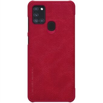 NILLKIN Qin Series Leather Case with Card Holder for Samsung Galaxy A21s